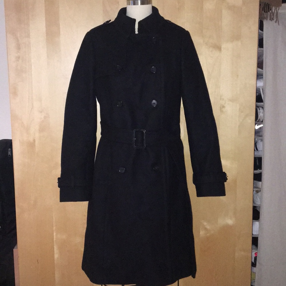 J.Crew Black top coat